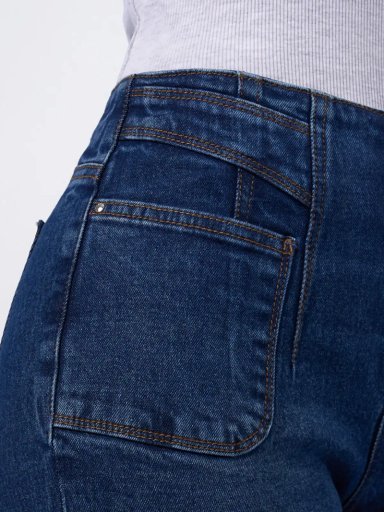 JEANS ALGODÓN SLOUCHY MUJER MACHINE - 5