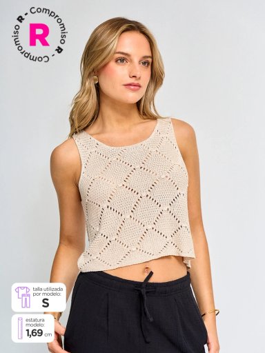 POLO SIN MANGAS MUJER INDEX FLECHA