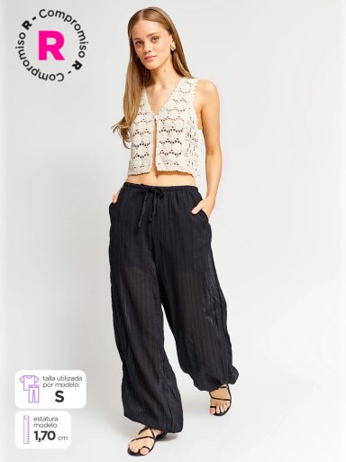 PANTALÓN MUJER INDEX BOMBACHO - 1