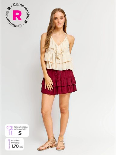 FALDA CORTA MUJER INDEX BAMBULA