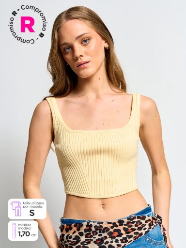 POLO SIN MANGAS MUJER INDEX BECORA