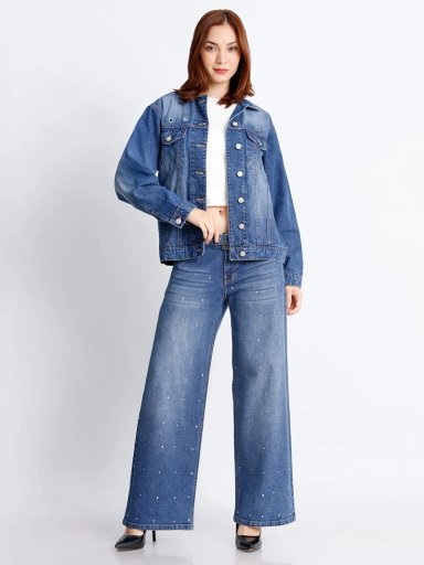 JEANS ALGODÓN WIDELEG MUJER KANSAS ADAMARY