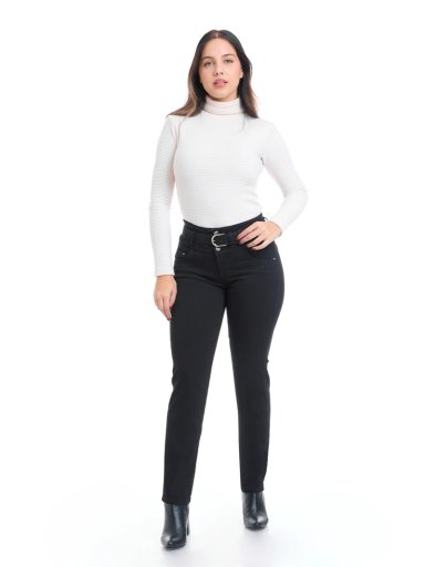 JEANS STRAIGHT ALGODÓN MUJER METAL JEANS BRIGITH