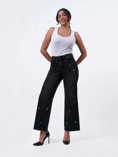 JEANS ALGODÓN PALAZZO MUJER MACHINE POMPEYA