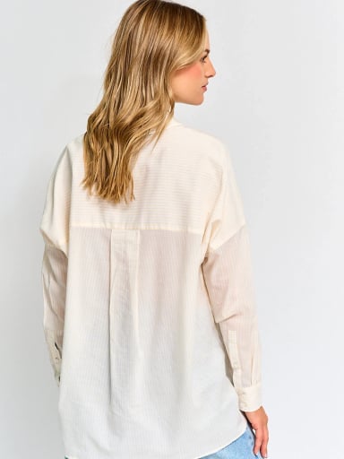 BLUSA MANGA LARGA MUJER PEPE JEANS LAVENDER - 2