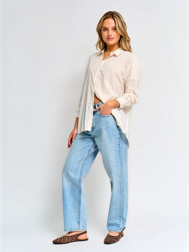 BLUSA MANGA LARGA MUJER PEPE JEANS LAVENDER - 4