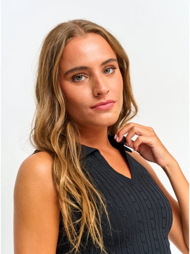 POLO SIN MANGAS MUJER INDEX TRENZA - 3