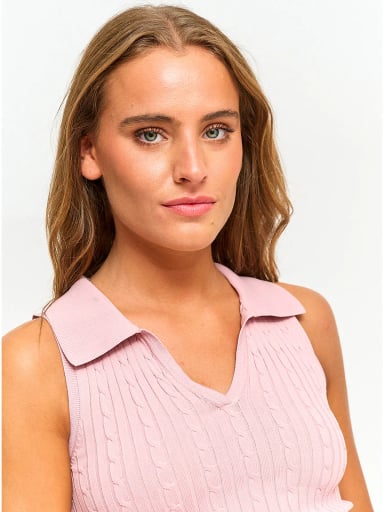 POLO SIN MANGAS MUJER INDEX TRENZA - 3