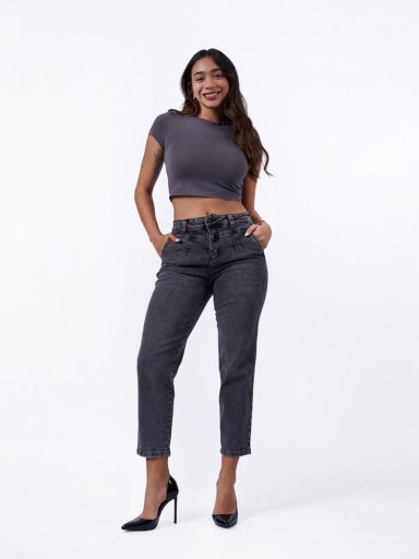 JEANS ALGODÓN MUJER MACHINE SELEN