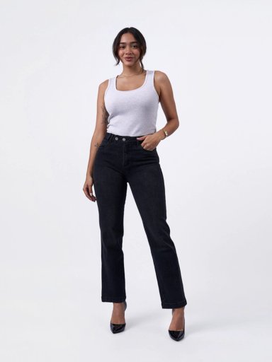 JEANS ALGODÓN RECTO MUJER BRONCO MAKENA