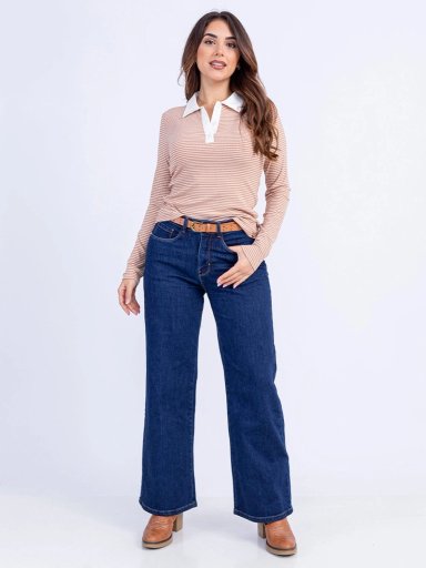 POLO ALGODÓN MUJER SODA BLUES FLORATY