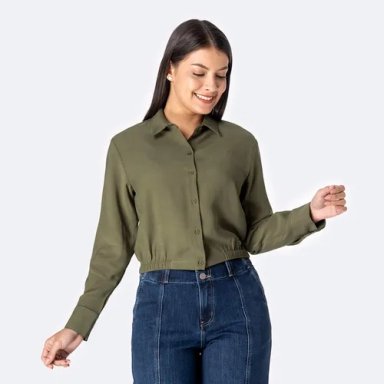 BLUSA PIONIER PARA MUJER MANGA LARGA DINNORA