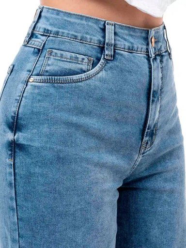 JEAN WIDELEG MUJER PIONIER NEGRO LARAAH - 5