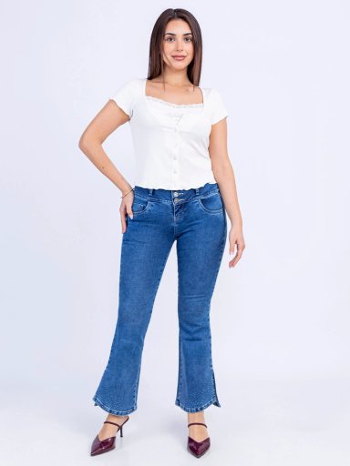 JEAN FLARE MUJER SODA BLUES XINNY