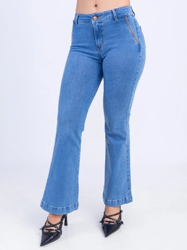 JEAN FLARE MUJER SODA BLUES XALIZA - 2