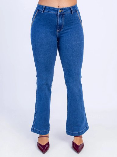 JEAN FLARE MUJER SODA BLUES XALIZA - 2