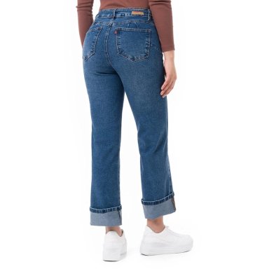 JEANS RECTO MUJER PIONIER PLATA MHYTA 2 - 2