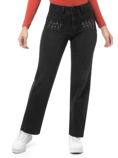 JEAN WIDE LEG MUJER PIONIER AMABES - 2