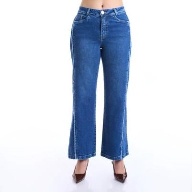 JEAN MUJER METAL JEANS FLECOS
