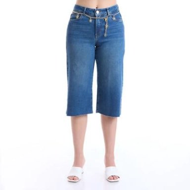 JORT MUJER METAL JEANS DENIM BIKER