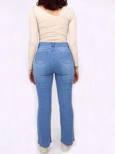 JEAN REGULAR MUJER KAYRA POBLET PERFECT FIT SKYNNY TM BOOT CUT DENIM - 3