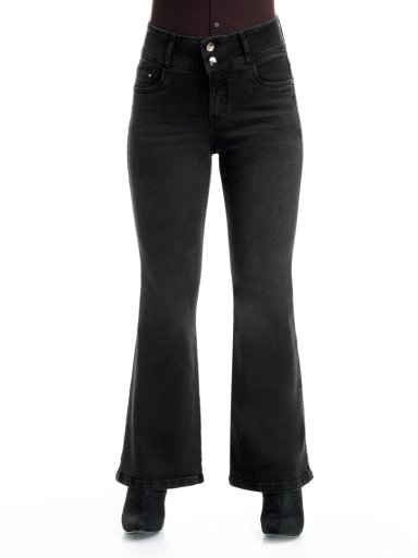 JEANS ALGODÓN FLARE MUJER METAL JEANS BRIANA - 2