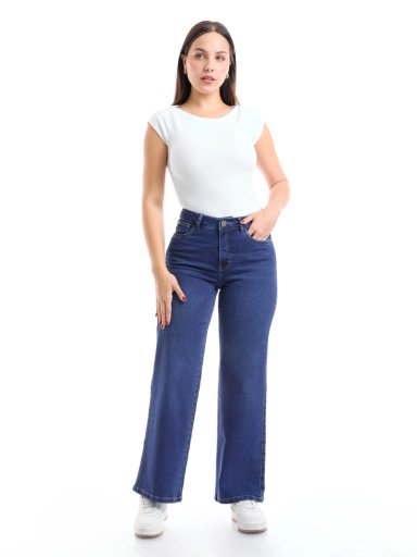 JEANS ALGODÓN WIDELEG MUJER METAL JEANS - 1