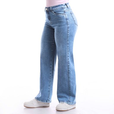 JEANS ALGODÓN WIDELEG MUJER METAL JEANS - 4