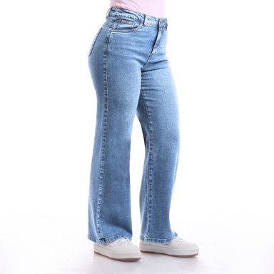 JEANS ALGODÓN WIDELEG MUJER METAL JEANS - 3