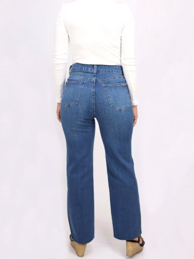 JEAN MUJER KAYRA POBLET PERFECT FIT FRARE CROPED TM S/ BASTA - 3