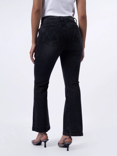 JEANS ALGODÓN FLARE MUJER MACHINE DEMY - 3