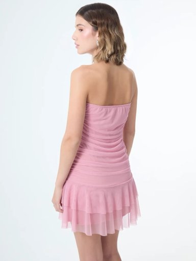 VESTIDO CORTO MUJER INDEX SOLID - 2