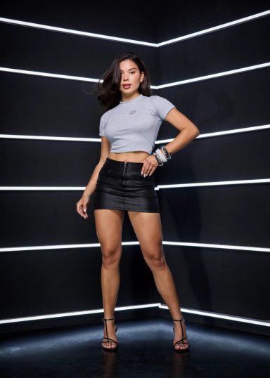 FALDA REGULAR MUJER ALEJANDRA BAIGORRIA BLACK