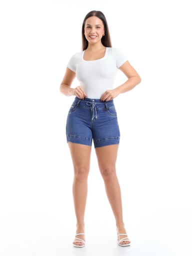 BERMUDA MUJER METAL JEANS MORELIA - 1