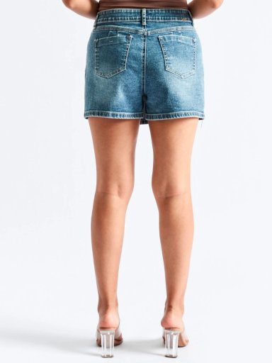 FALDA SHORT ALGODÓN MUJER PARADA 111 AMAIA - 4