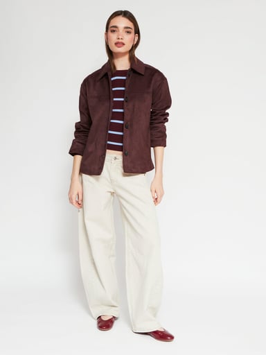 CASACA MUJER INDEX CORTA SUEDE - 4