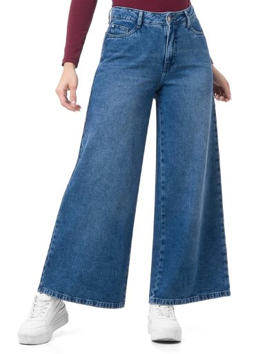 JEAN WIDE LEG MUJER PIONIER JASU - 2