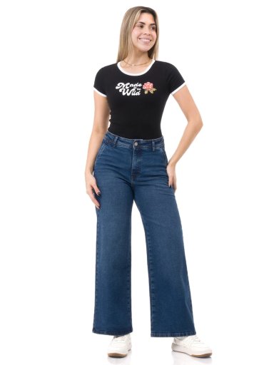 JEAN WIDE LEG MUJER PIONIER AUREX - 1