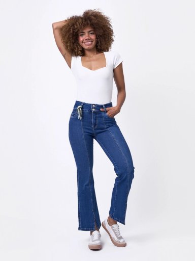 JEAN FLARE MUJER BRONCO SANDY