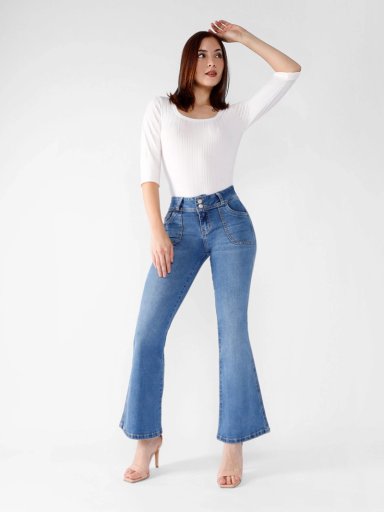 JEAN FLARE MUJER KANSAS  KEYLA