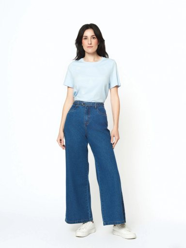 JEAN LAVISH V26MCJN003 WIDE LEG