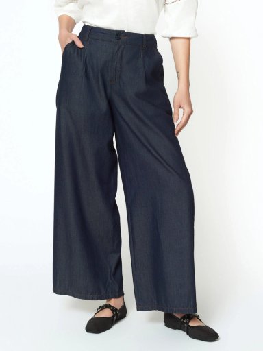 PANTALÓN WIDE LEG MUJER MENTHA & CHOCOLATE MILAGRO