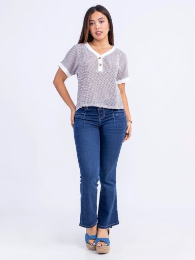 POLO MANGA CORTA MUJER SODA BLUES RADYT