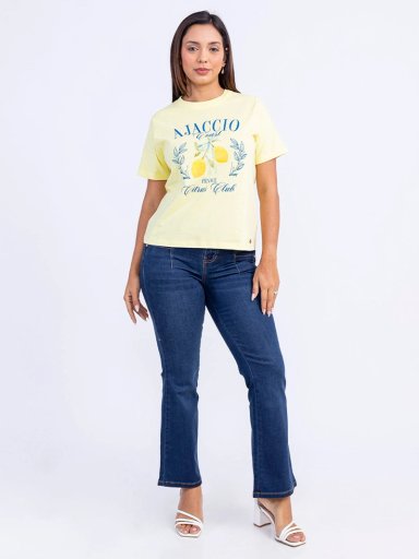 POLO MANGA CORTA MUJER SODA BLUES LEMON