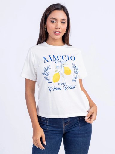 POLO MANGA CORTA MUJER SODA BLUES LEMON - 2