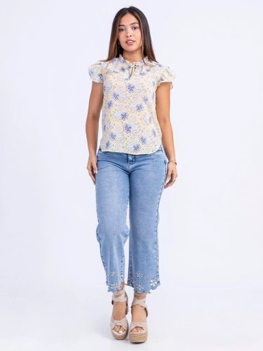 BLUSA MANGA CORTA MUJER SODA BLUES RIVER