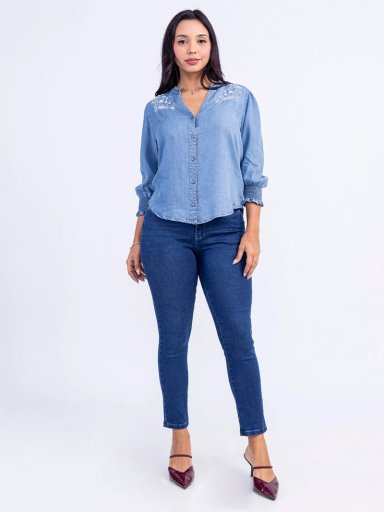 JEAN SKINNY MUJER SODA BLUES SIBERIA