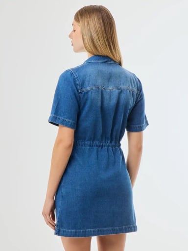 VESTIDO MUJER PEPE JEANS CECILIA CELESTE - 2