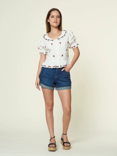 BLUSA MANGA CORTA MUJER EXIT CANDELA