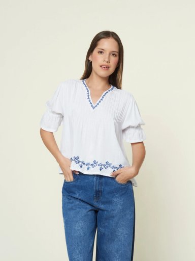 BLUSA MANGA CORTA MUJER EXIT GALILEA